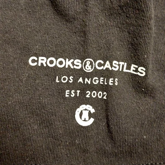 Crooks & Castles  Medusa & Logo Black  Tee - Picture 4 of 9